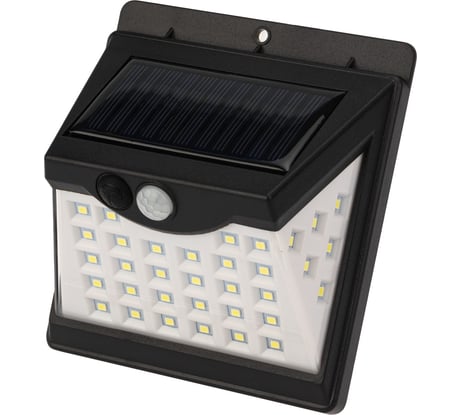 Светильник прожектор Lamper NEW AGE на солнечной батарее, датчик движения, фасадная, LED COB 602-236