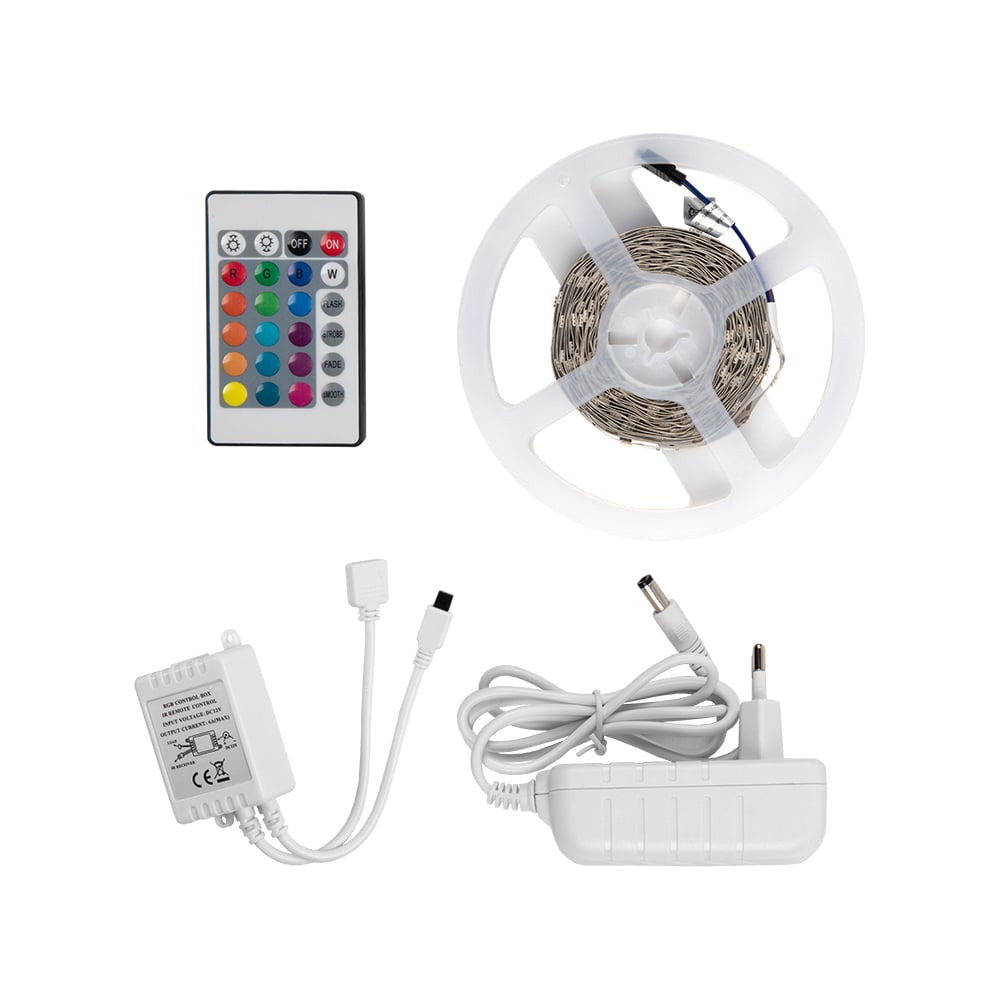 Светодиодная лента General Lighting Systems 3 м с адаптером и RGB ...
