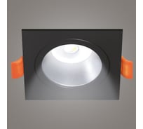 Встраиваемый светильник потолочный RITTER Artin скрытая лампа 93x93x40 монтажное отверстие 80x80 GU5.3 алюминий, черный 51418 3