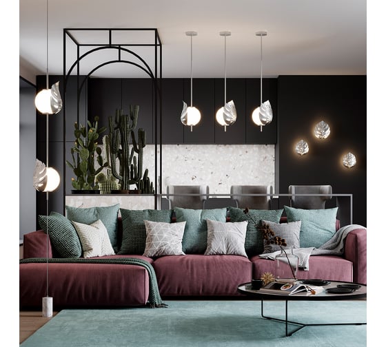 Подвес ODEON LIGHT E14, 1х40W, JUNGLE 4865/1A
