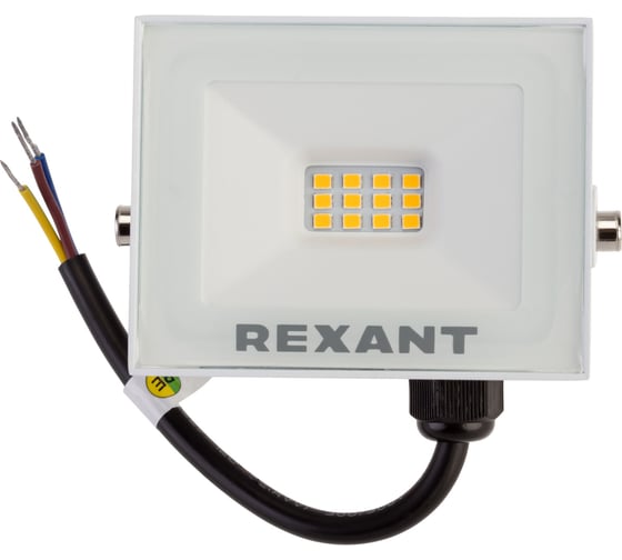 Светодиодный прожектор REXANT LED 20 Вт 1600 Лм 2700 K белый корпус 605-019