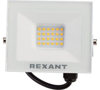 Светодиодный прожектор REXANT LED 30 Вт 2400 Лм 2700 K белый корпус 605-028