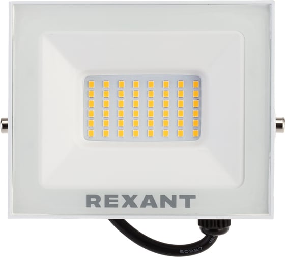 Светодиодный прожектор REXANT LED 50 Вт 4000 Лм 2700 K белый корпус 605-035
