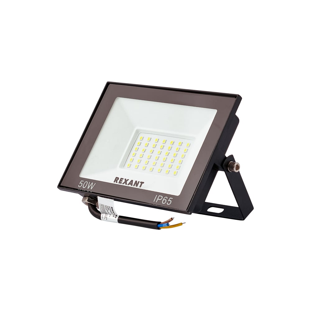 Светодиодный прожектор REXANT LED 50 Вт 4000 Лм 4000 K черный корпус ...