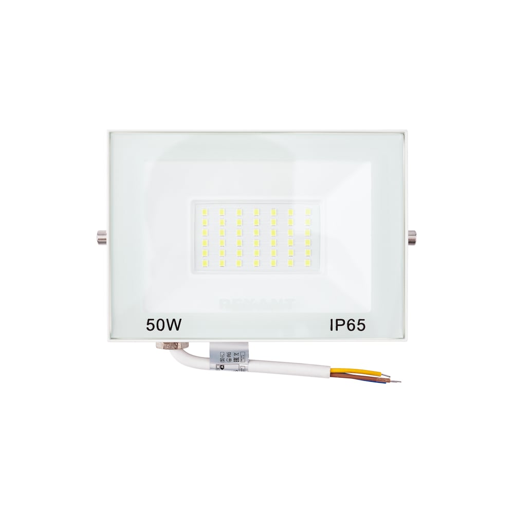 Светодиодный прожектор REXANT LED 50 Вт 4000 Лм 5000 K белый корпус 605 ...