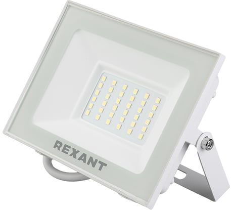 Светодиодный прожектор REXANT LED 50 Вт 4000 Лм 5000 K белый корпус 605-026