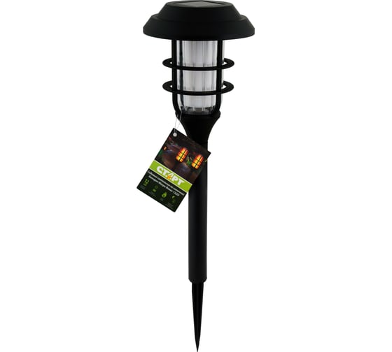 Садовый светильник СТАРТ с солнечной батареей и датчиком света САД 12LED Маори Факел