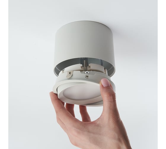 Светильник для натяжных потолков Feron HL361 12W, 230V, GX53, белый, 41994