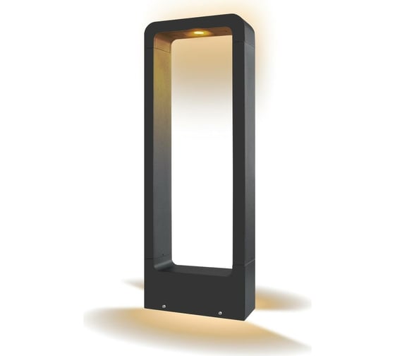 Садово-парковый светильник столб duwi Nuovo LED, 7Вт, 3000К, IP54, 160х55х800мм, литой алюминий, черный 24388 5