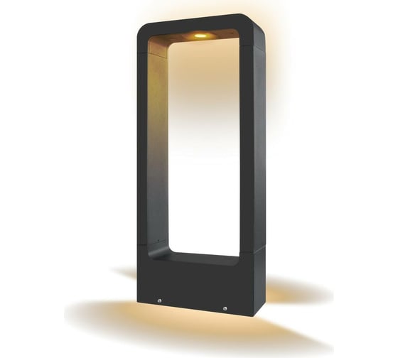 Садово-парковый светильник столб duwi Nuovo LED, 7Вт, 3000К, IP54, 160х55х600мм, литой алюминий, черный 24387 8