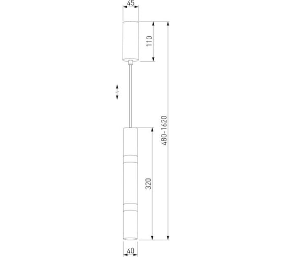 Подвесной светильник Eurosvet 50210 1 LED белый a054207