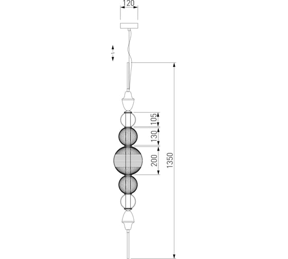 Подвесной светильник Bogate's 436 5 a057842