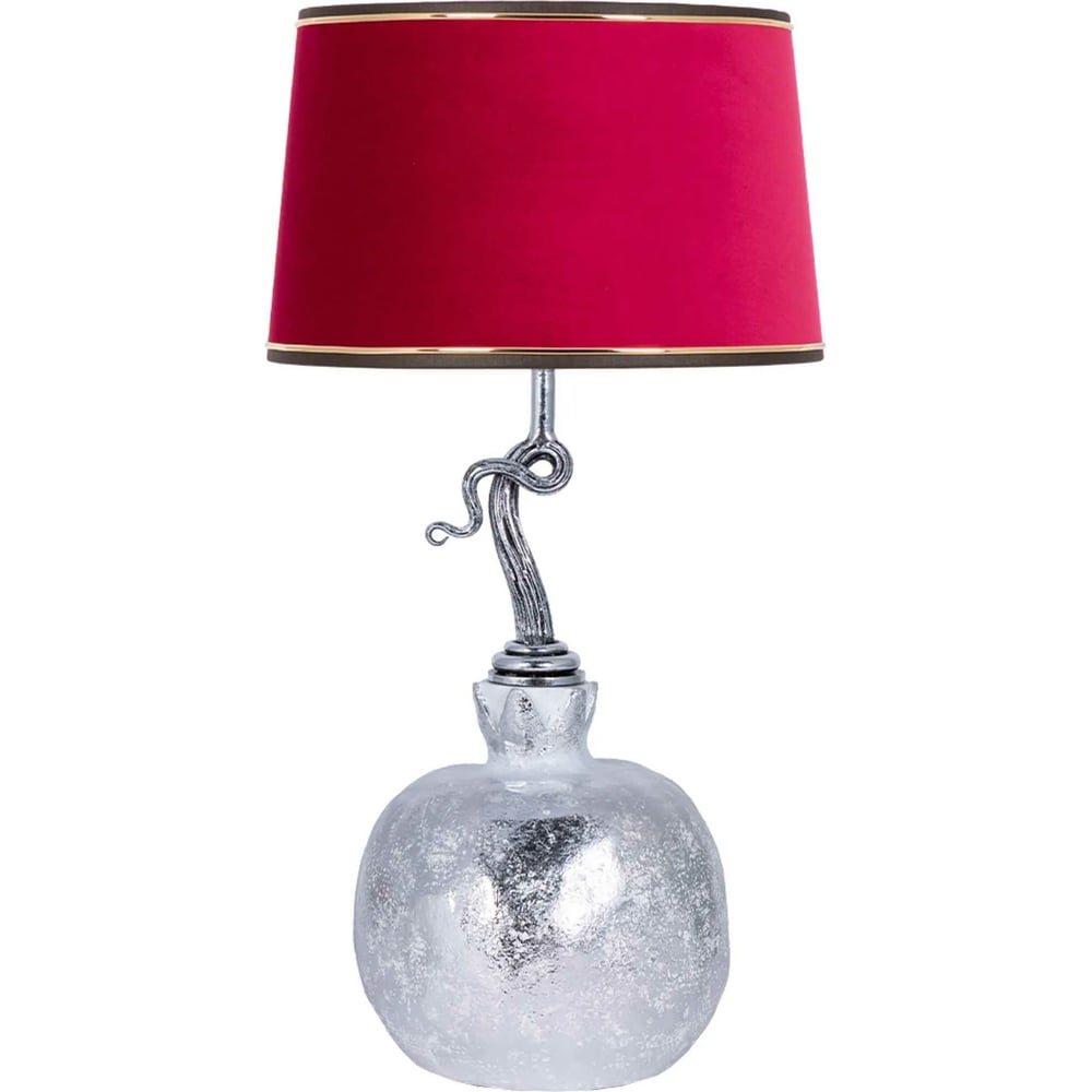 Настольный светильник BOGACHO Гранат серебристого цвета СБ-188/АСр ...