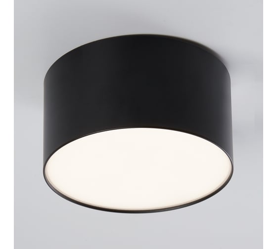 Накладной светильник со светодиодами FERON 10W, 700Lm, черный (4000К), AL200 Simple matte, 48075