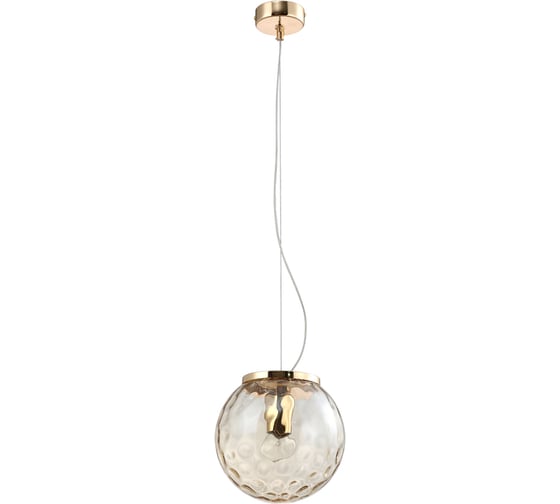 Подвесной светильник Crystal lux MAYO SP1 D200 GOLD/AMBER 1