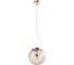 Подвесной светильник Crystal lux MAYO SP1 D200 GOLD/AMBER 1