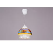 Подвесной светильник РОССВЕТ 1х60ВтхE27 РС-102 Природа осень