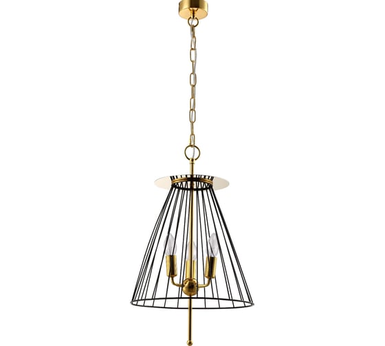 Подвесная люстра Crystal lux MODESTO SP3 BLACK/GOLD 1