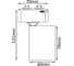 Трековый светильник Crystal lux CLT 0.31 001 60 BL-GO 3