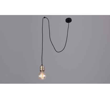 Потолочно-подвесной светильник РОССВЕТ 1*60Вт*E27 РС20822 BK+AB/1P