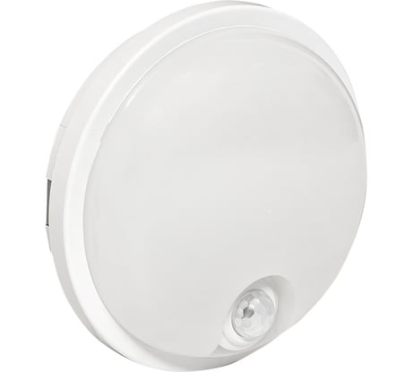 Светодиодный светильник EKF ЖКХ круг ДПО-2300 с инфракрасным датчиком движения 15Вт 4000K IP65 PROxima BKL-2300DI-R-15-4000