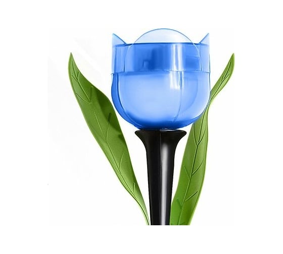 Садовый светильник Uniel на солнечной батарее "Синий тюльпан" USL-C-454/PT305 BLUE TULIP UL-00004279