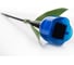 Садовый светильник Uniel на солнечной батарее "Синий тюльпан" USL-C-454/PT305 BLUE TULIP UL-00004279 5