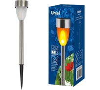 Садовый светильник на солнечной батарее Uniel «Металлический факел» USL-S-187/MM360 METAL TORCH UL-00007926