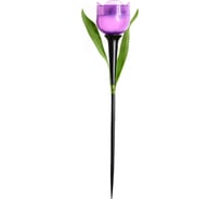 Садовый светильник Uniel на солнечной батарее "Лиловый тюльпан" USL-C-453/PT305 PURPLE TULIP UL-00004278
