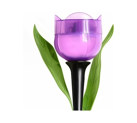 Садовый светильник Uniel на солнечной батарее "Лиловый тюльпан" USL-C-453/PT305 PURPLE TULIP UL-00004278