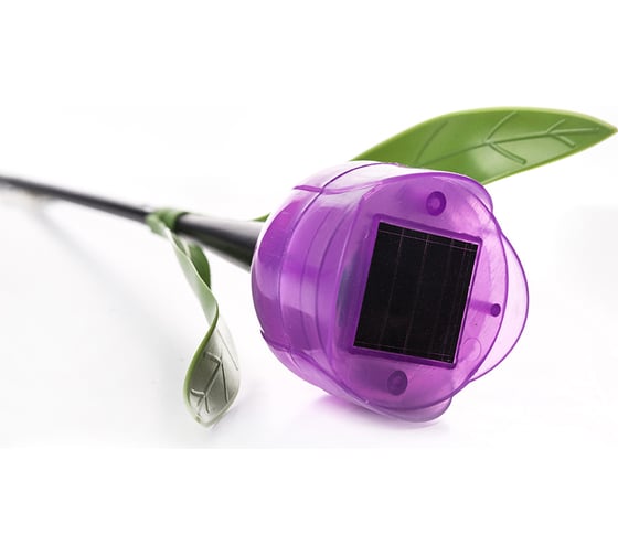 Садовый светильник Uniel на солнечной батарее "Лиловый тюльпан" USL-C-453/PT305 PURPLE TULIP UL-00004278
