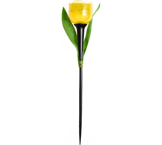 Садовый светильник Uniel на солнечной батарее "Желтый тюльпан" USL-C-452/PT305 YELLOW TULIP UL-00004277