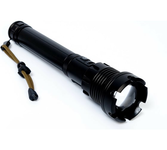 Ручной фонарь СИМАЛЕНД 5000 мАч, P90, COB, IPX4, 7 режимов, zoom, USB, microUSB 7615567 1