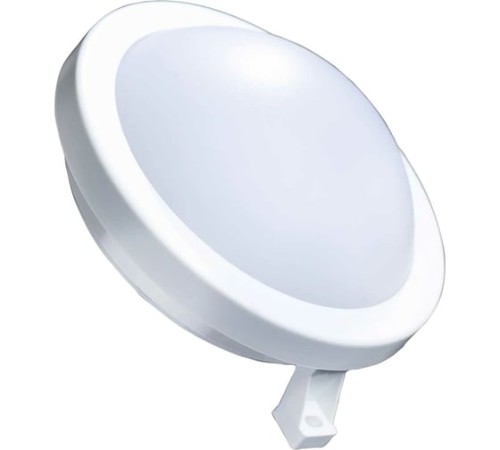 Светодиодный накладной светильник truEnergy круг IP64 6W 4000K 450Lm D150мм белый пластик 11101 1