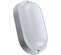 Накладной светодиодный светильник truEnergy овал IP54 12W 6000K 900Lm 205x105мм белый пластик 11116