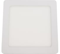 Светодиодный светильник truEnergy универсальный с регулируемым креплением квадрат 12W 4000K 1060Lm 165x165мм белый пластик 10852
