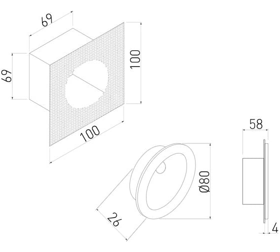 Светодиодный светильник Elektrostandard MRL LED 1118 / Черный / Подсветка для лестниц a058683