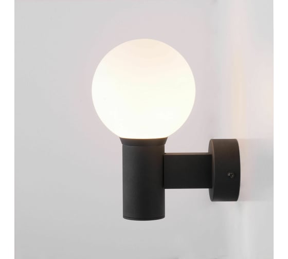 Уличный настенный светильник Elektrostandard Sfera 35126/D черный a060122