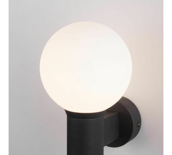 Уличный настенный светильник Elektrostandard Sfera 35126/D черный a060122