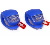 Фонари XC-108 JOY KIE blue, перед+зад комплект, 3 функции H000008095