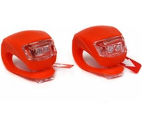 Фонари JOY KIE XC-108 red, перед+зад комплект, 3 функции, в одной упаковке H000008094