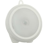 Светодиодный светильник с датчиком движения LUAZON, 6 LED, 2,5 Вт, от батареек 3*AAA, 6500К, белый 5198858