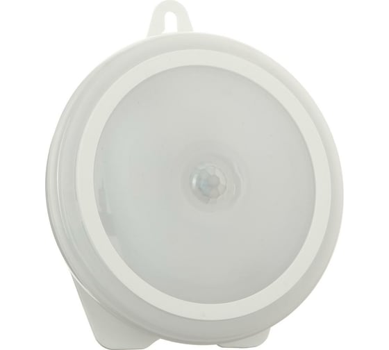 Светодиодный светильник с датчиком движения LUAZON, 6 LED, 2,5 Вт, от батареек 3*AAA, 6500К, белый 5198858 1