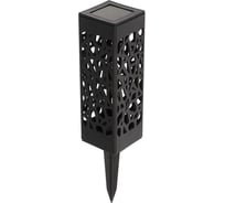 Садовый фонарь на солнечной батарее LUAZON "Ажурная резьба", 6x29x6 см, 1 led, пластик, Т.БЕЛЫЙ 4073450
