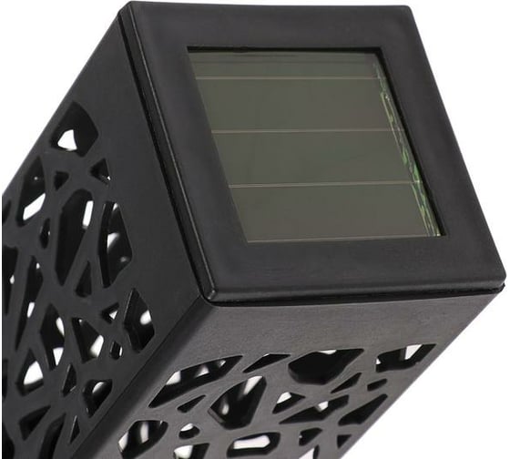 Садовый фонарь на солнечной батарее LUAZON "Ажурная резьба", 6x29x6 см, 1 led, пластик, Т.БЕЛЫЙ 4073450
