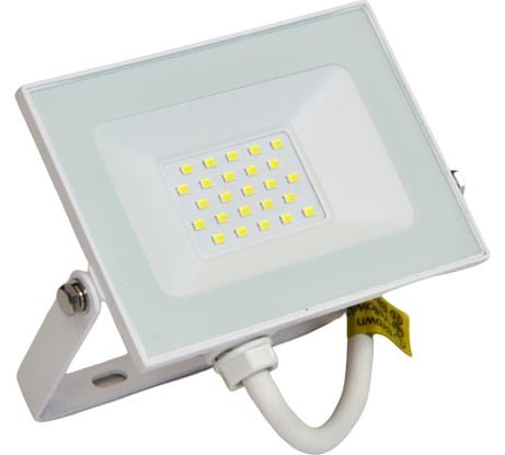Светодиодный прожектор truEnergy IP65 20W 6500K 1600Lm 131x123x22 мм белый алюминий 13120