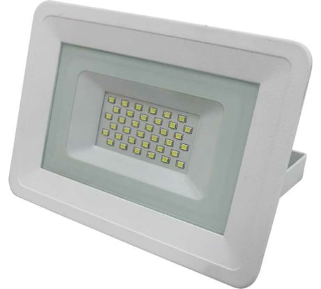 Светодиодный прожектор truEnergy IP65 30W 6500K 2400Lm 150x114мм белый алюминий 13113