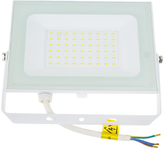 Светодиодный прожектор truEnergy IP65 50W 6500K 4000Lm 207x170x22 мм белый алюминий 13150