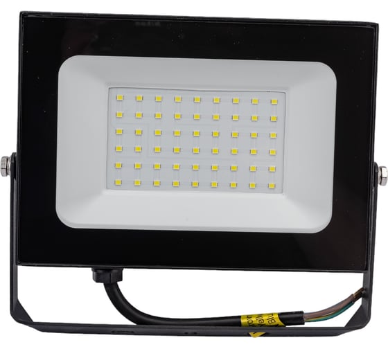 Светодиодный прожектор truEnergy IP65 50W 6500K 4000Lm 187x133мм черный алюминий 13050