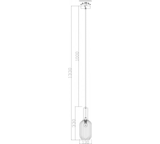 Подвесной светильник Freya E27, 40 Вт FR8013PL-01AM